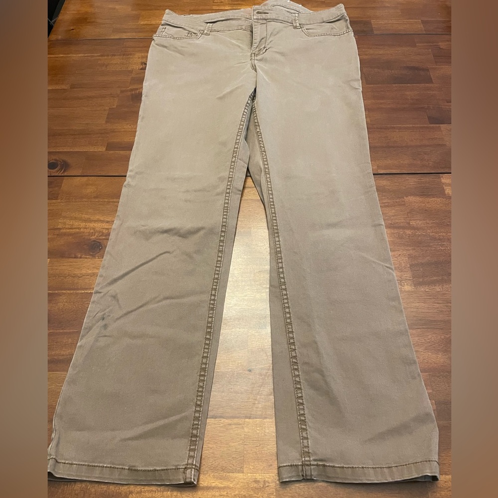 Washed Brown Chinos